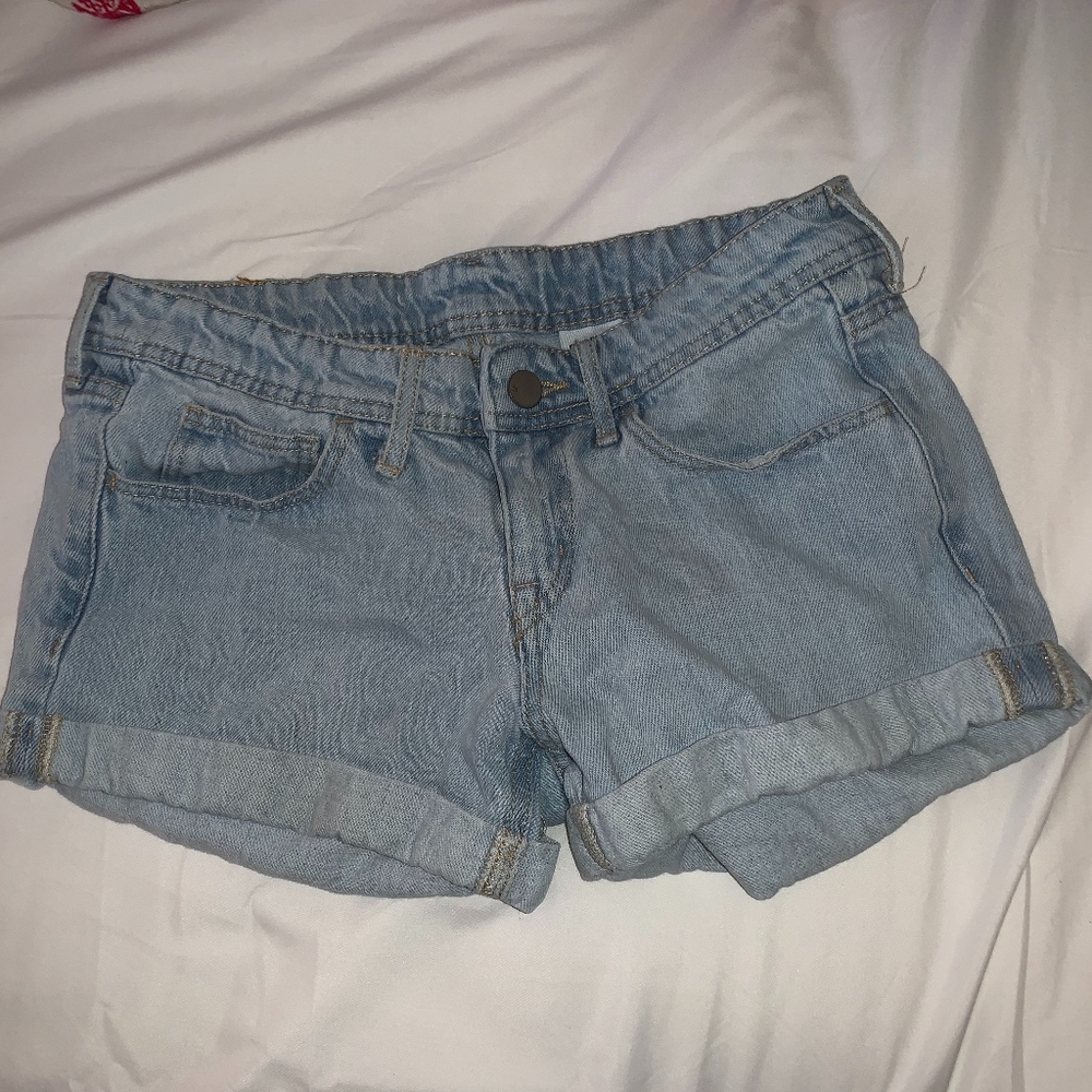 H&M Light Wash Jean Shorts